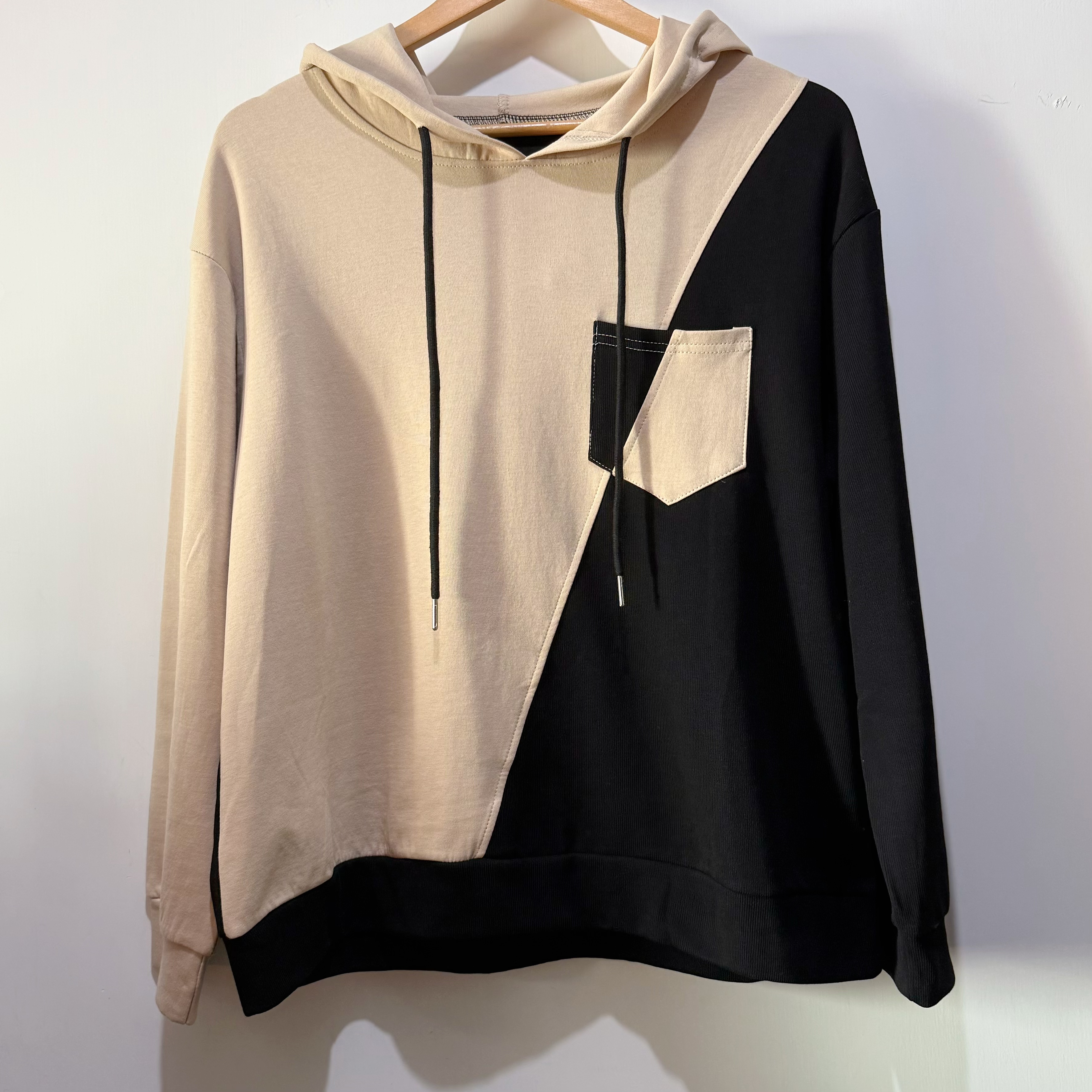 #2071 撞色棉衛衣