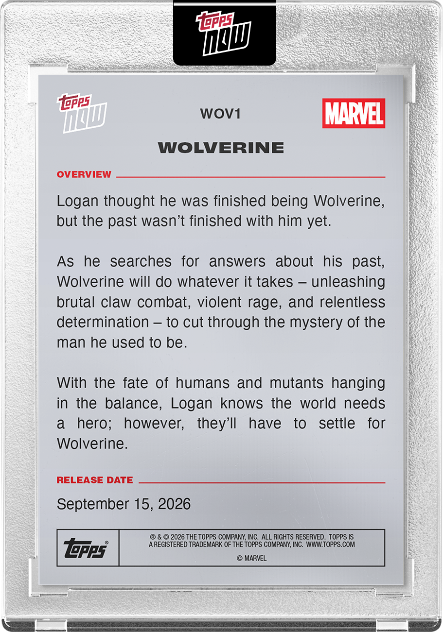 Wolverine - 2026 Marvel Topps NOW®【團購】
