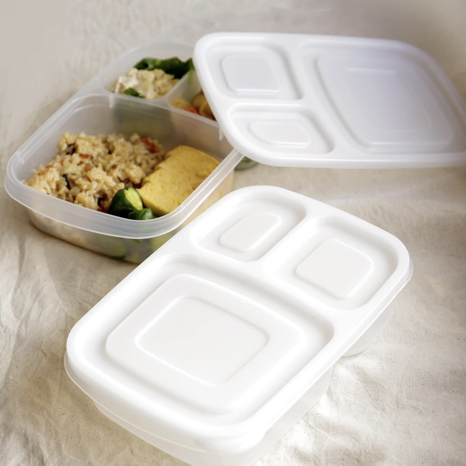 3COINS Set of 2 ready-made lunch boxes