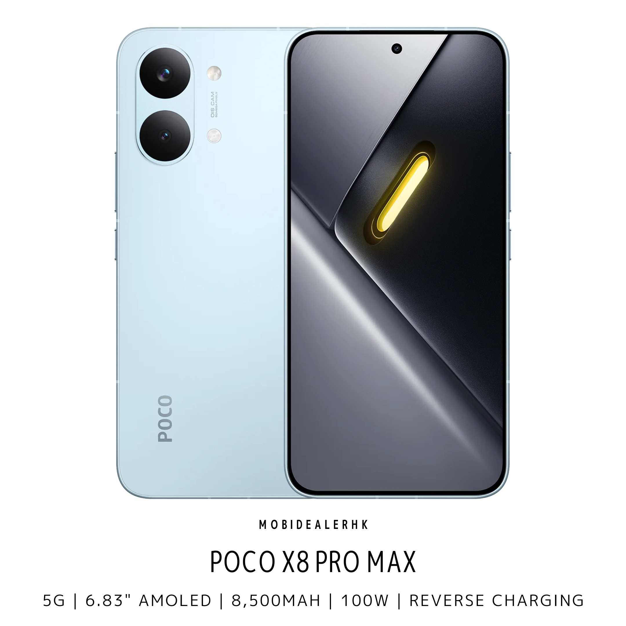 Poco X8 Pro Max | 5G | 智能手機 | Dimensity 9500s | 8500mAh大電量 | 100W快充 | IP68防水