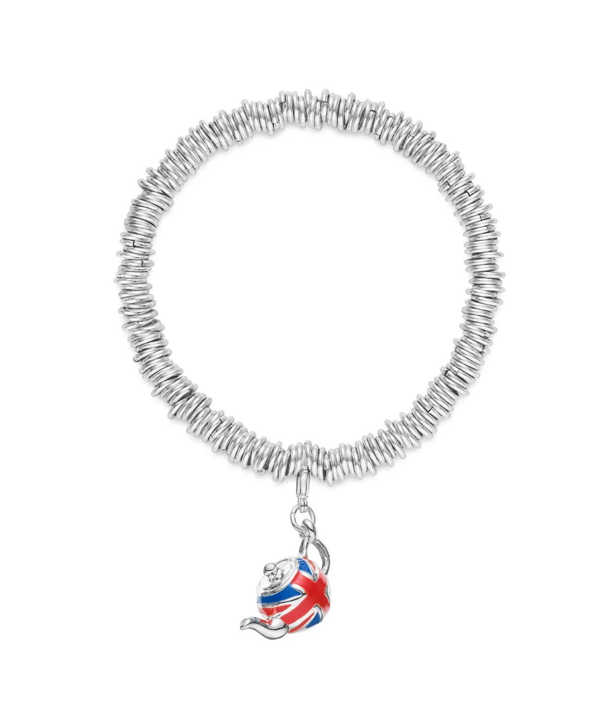 英國代購 -UNION JACK TEAPOT SWEETIE CHARM BRACELET手鏈