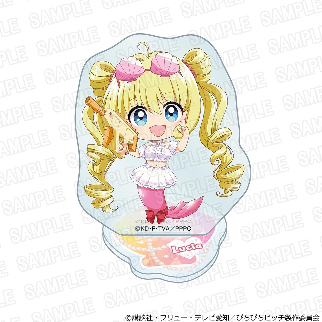 唱k小魚仙 Q版立牌 Splash Party ver. Pichi Pichi Pitch #P-MMG0773 [kadokawa] (PRE-ORDER) [2026/12]