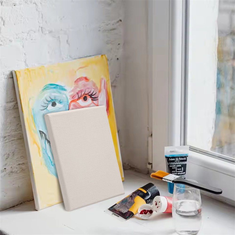 DIY油畫布 純棉油畫布 油畫板 油劃框 繪畫板 20*30cm ［平行進口］ HK2745