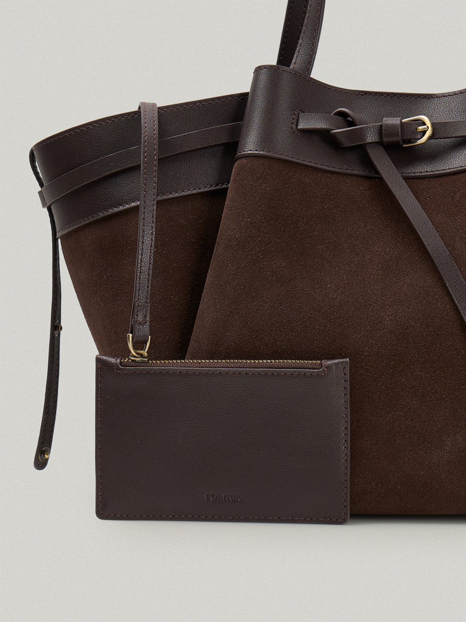 ANTHOS BAG-SUEDE (BROWN)