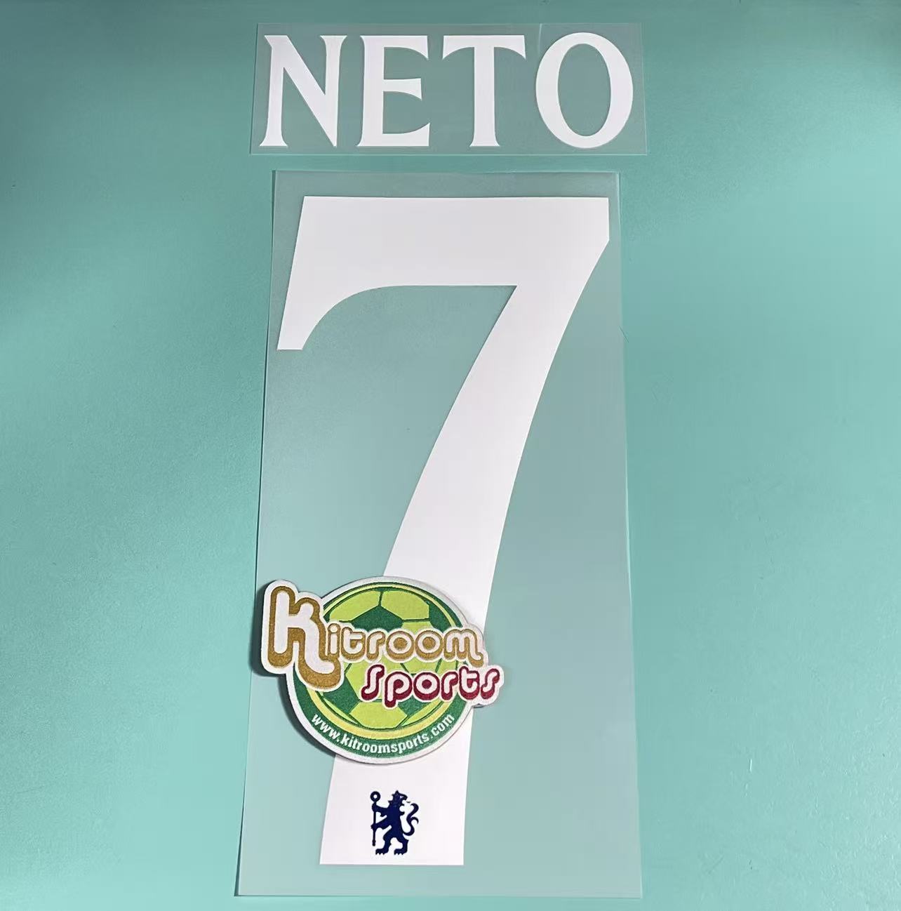 2025-26 Chelsea Home UCL Nameset #7 NETO