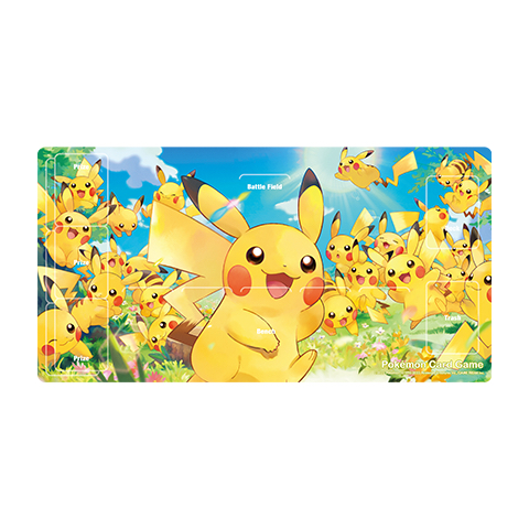 PTCG 寶可夢橡膠對戰桌墊 【比卡超大集合】