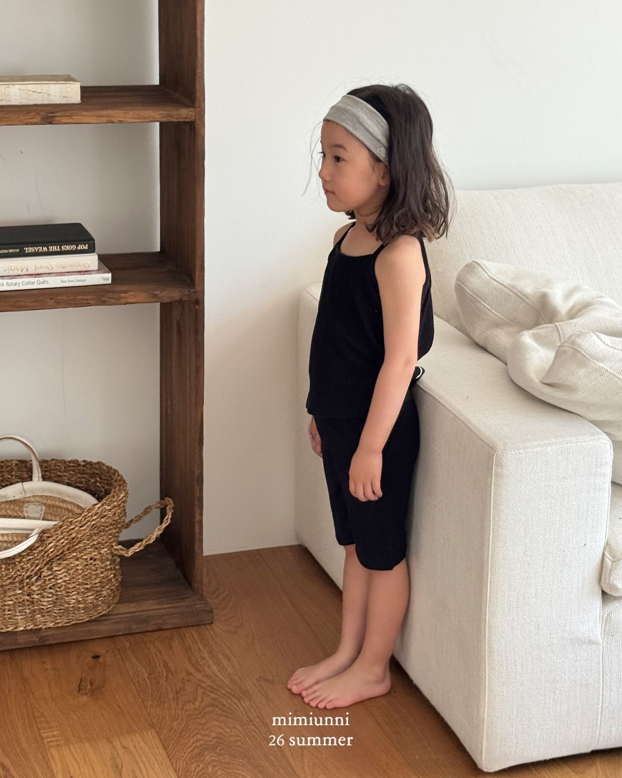 Mimiunni | 1+1 soft leggings (Black+Grey L105-115)