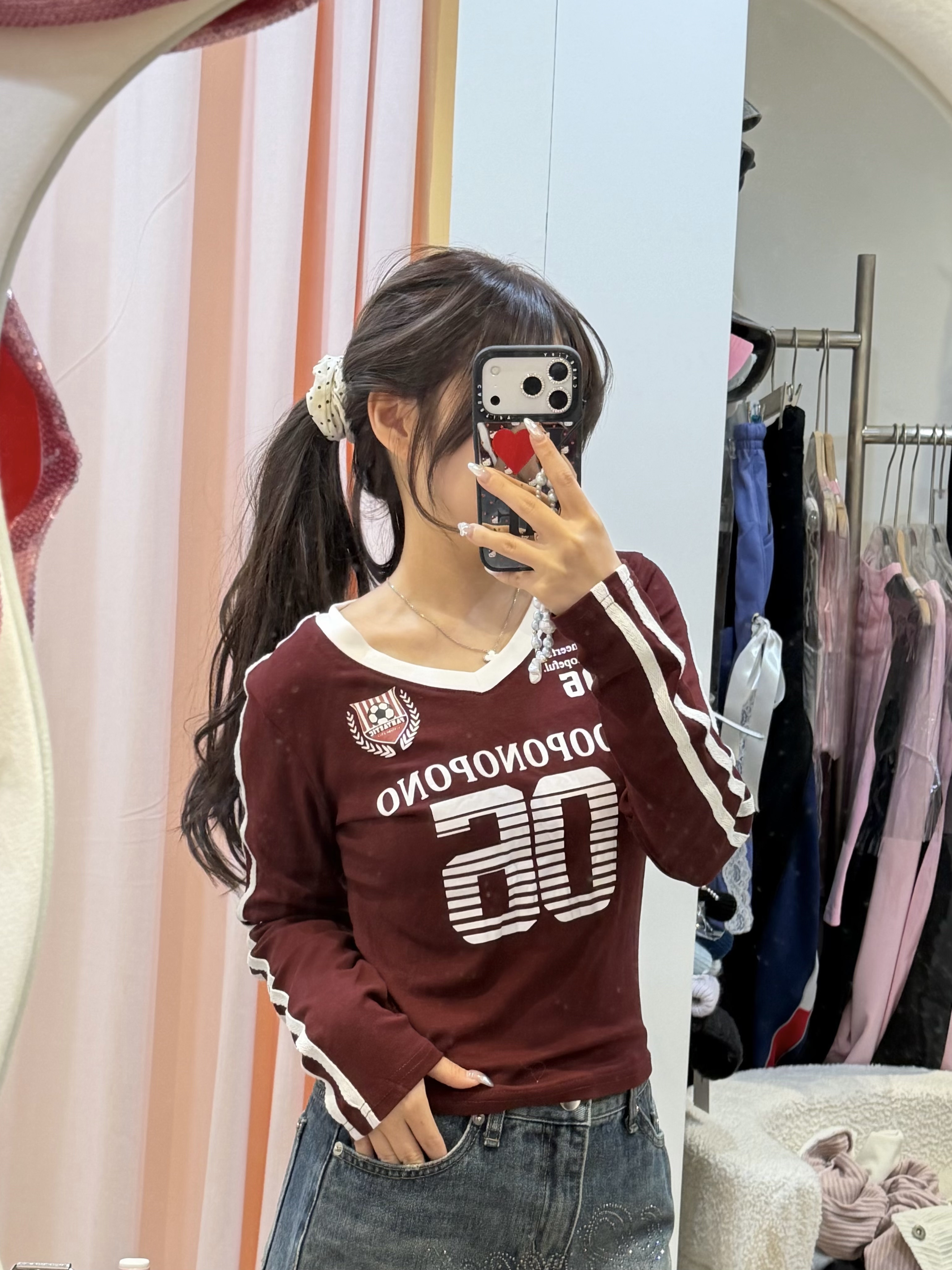 已售罄❌韓國v領06 Sporty打底衫