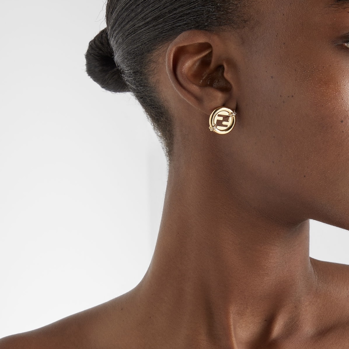 限時優惠😍新款🆕訂貨📮Fendi EverRound 閃石耳環