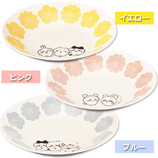 日本製 Chiikawa 幸福花 陶瓷餐盤 22cm