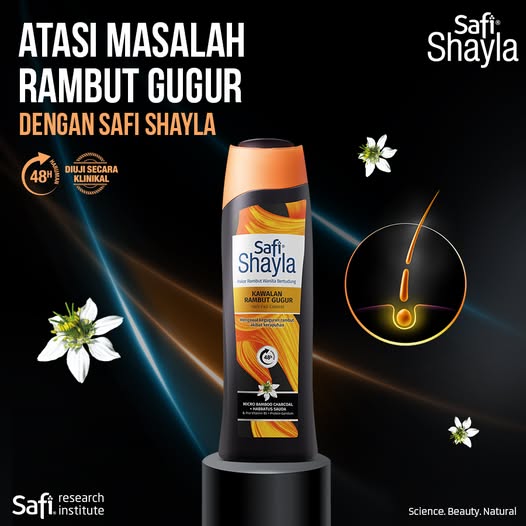 Safi Shayla Hijab Shampoo 165ml - Hair fall Control