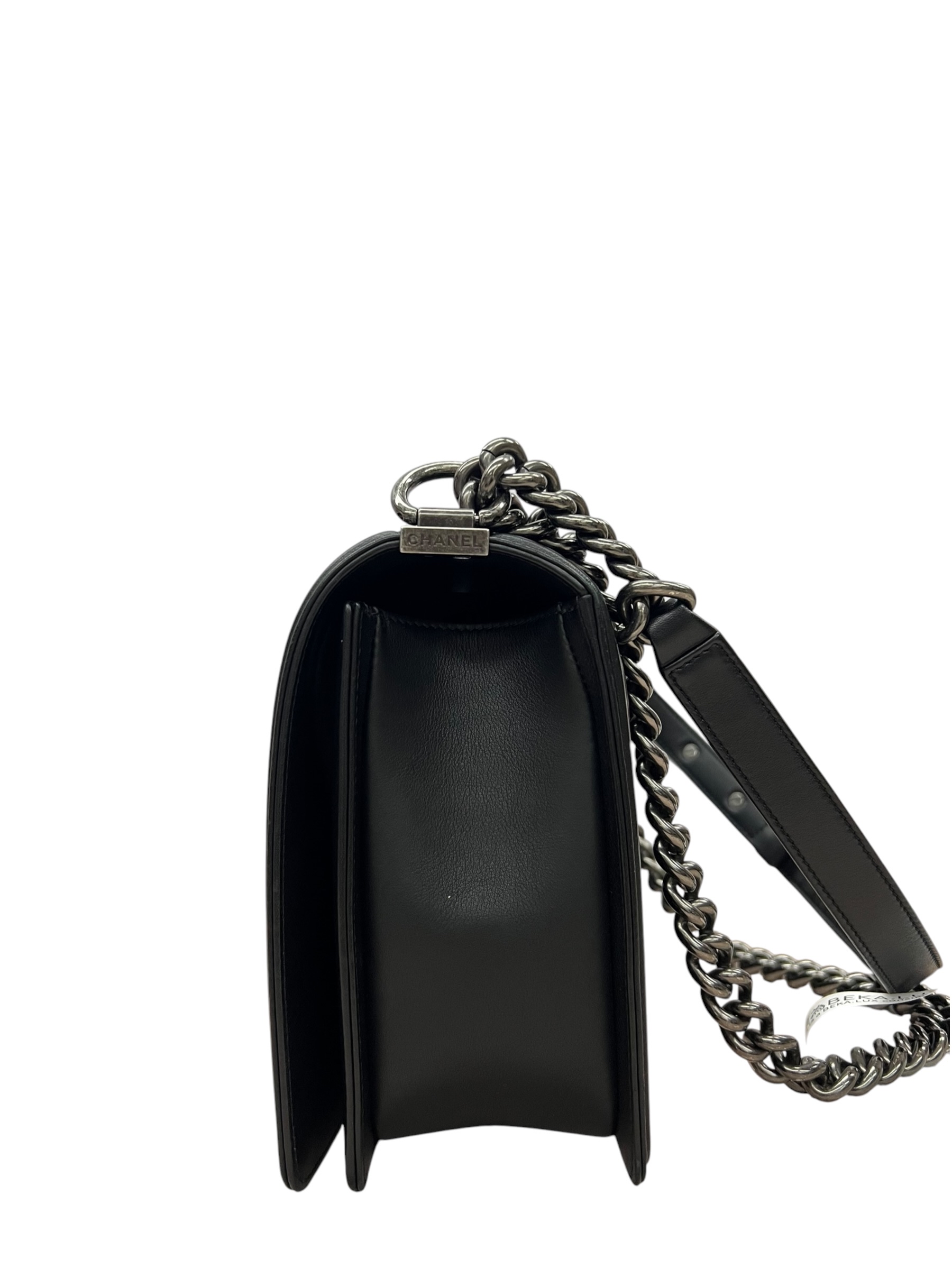 Pre-owned Chanel Chevron Quilted Boy Flap Bag / Product Code:081808