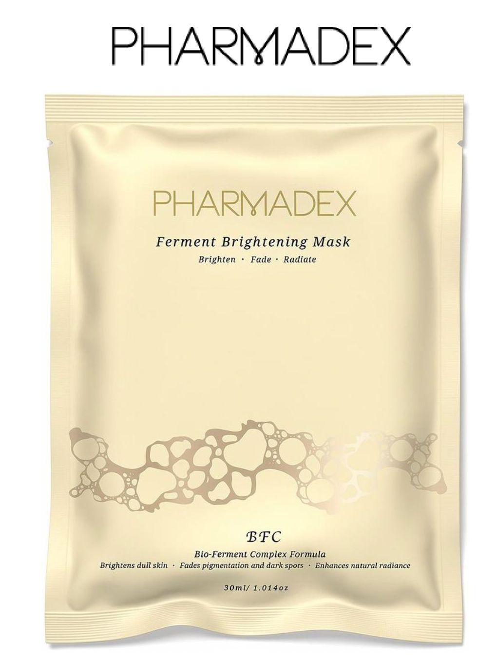 PHARMADEX 退黃亮白面膜 30ml/片