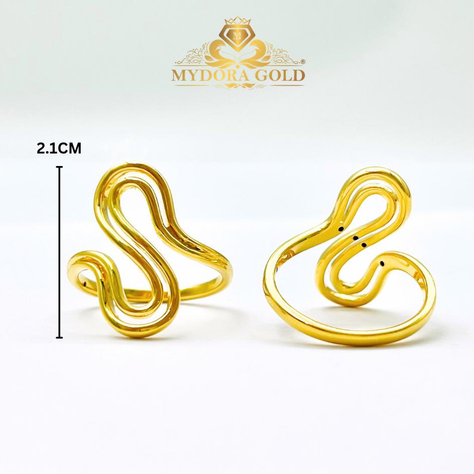 MYDORA Cincin Double S Curve (5G) l EMAS 916/22K