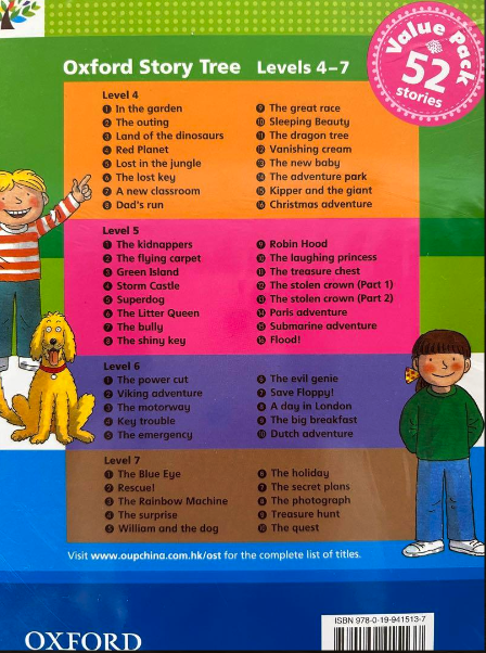 Oxford Story Tree 牛津故事樹 level 4-7｜52 books｜非點讀
