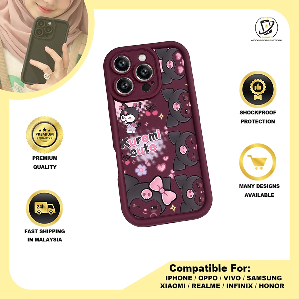 TPU DESIGN CASE PHONE FOR HONOR - DESIGN KUROMI D