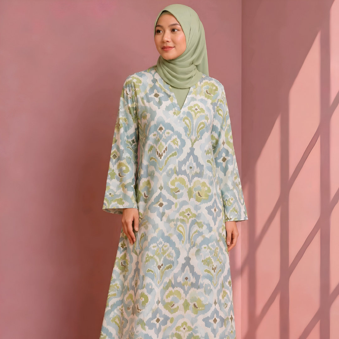 Linen Dress - Kunafa