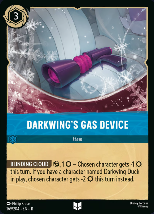 169/204Darkwing's Gas Device UC