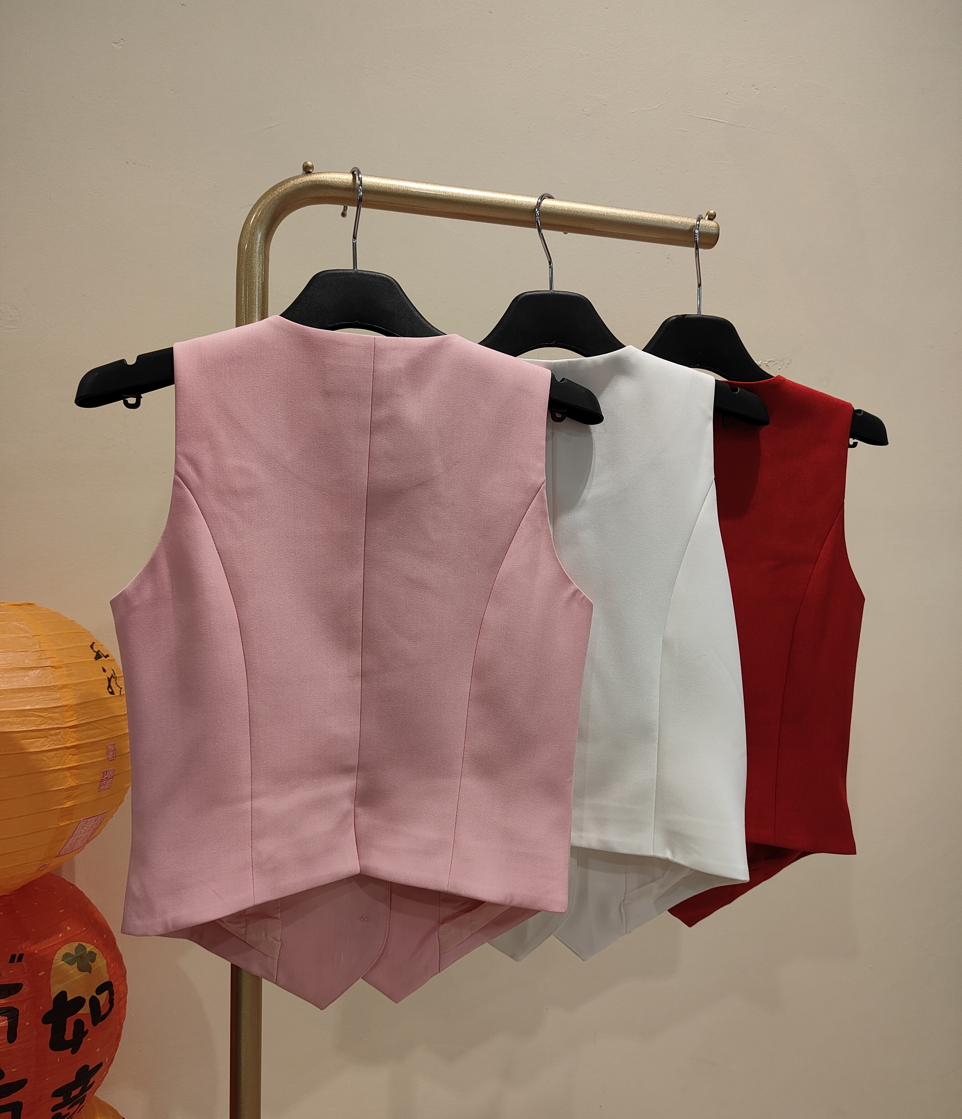 独家修身马甲上衣 2664