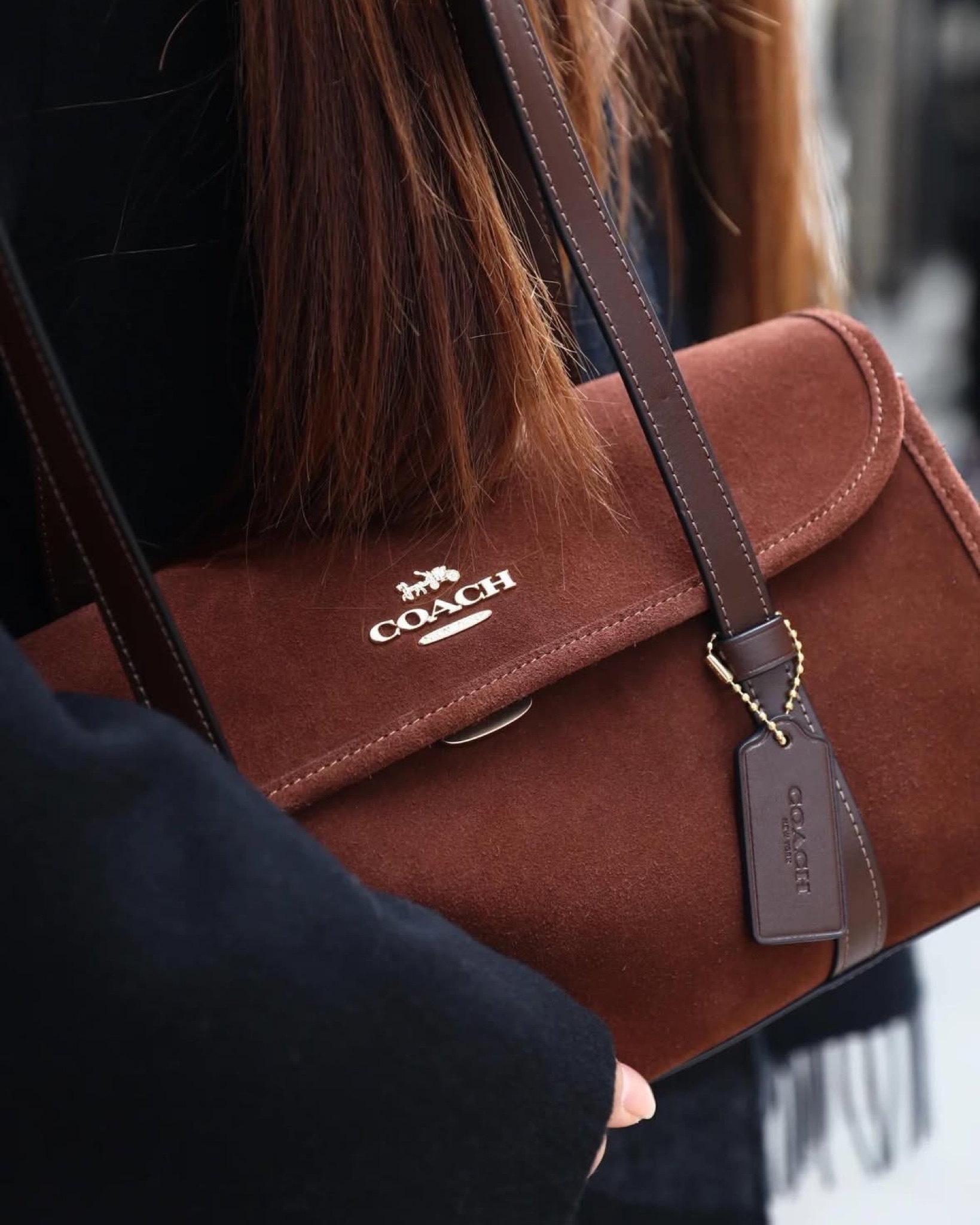 限時優惠❣️Coach outlet～Bridget Flap Shoulder Bag