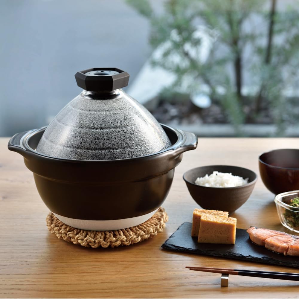 日本製 Hario 萬古燒 飯釜 飯煲 - 2~3人