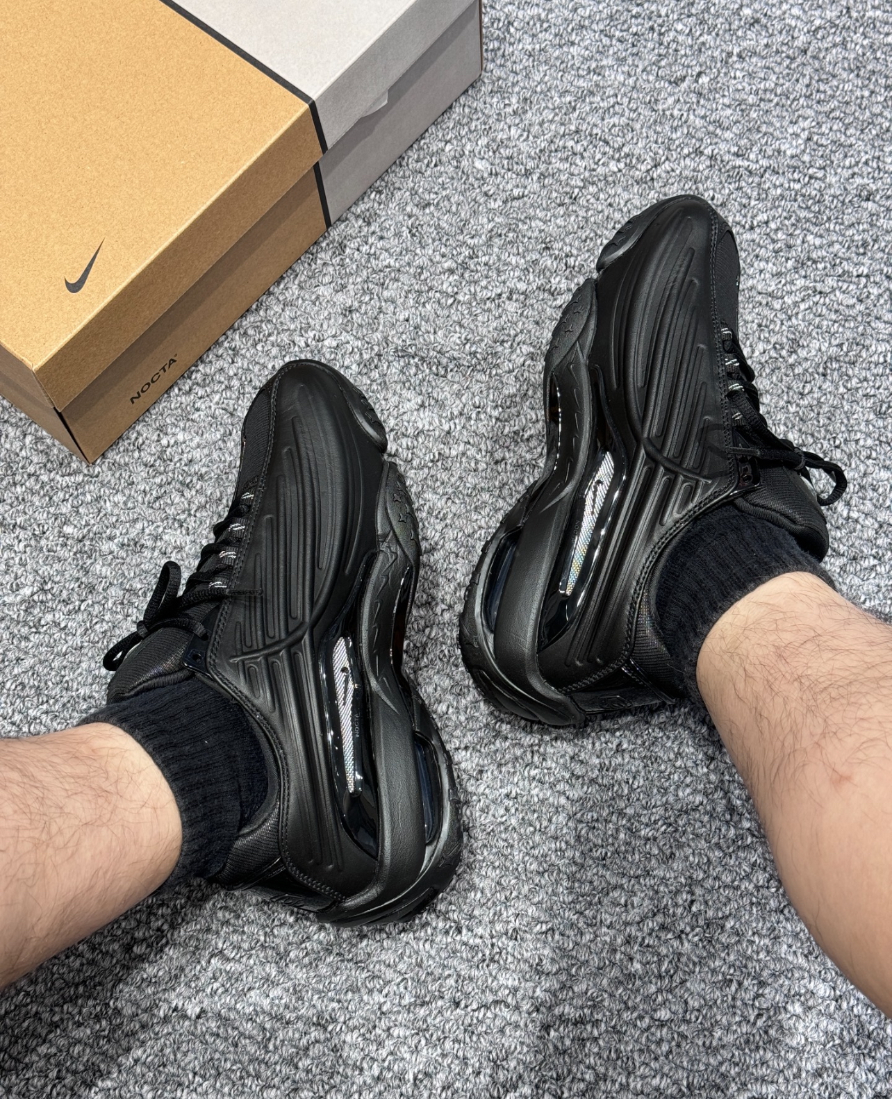 DZ7293-001 NOCTA x Nike Hot Step 2 Drake Black DZ7293-001