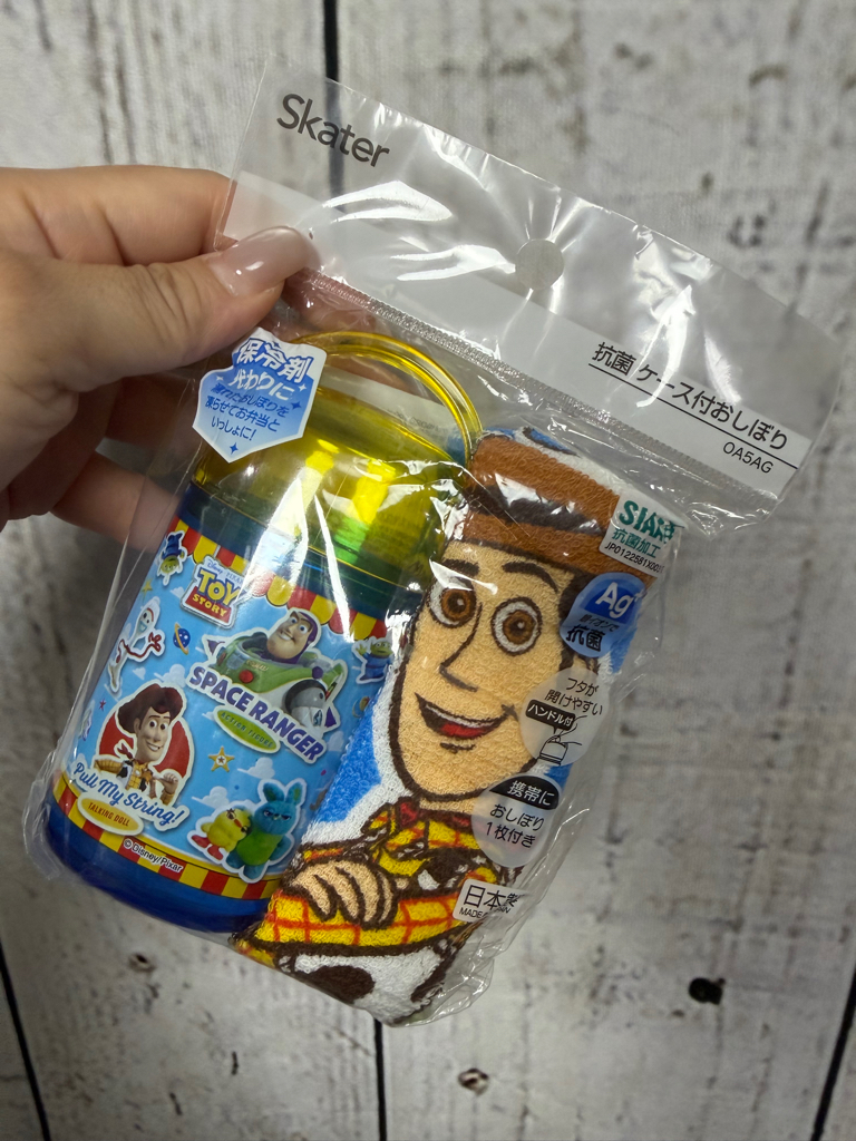 <門市現貨清貨 🈹>日本製Skater卡通毛巾連收納盒