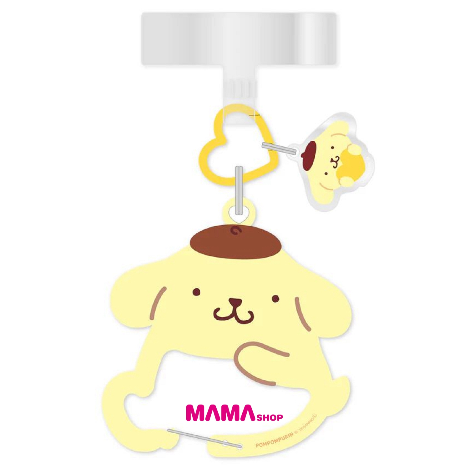 日本直送Sanrio 多功能手機指環連透明登山扣
