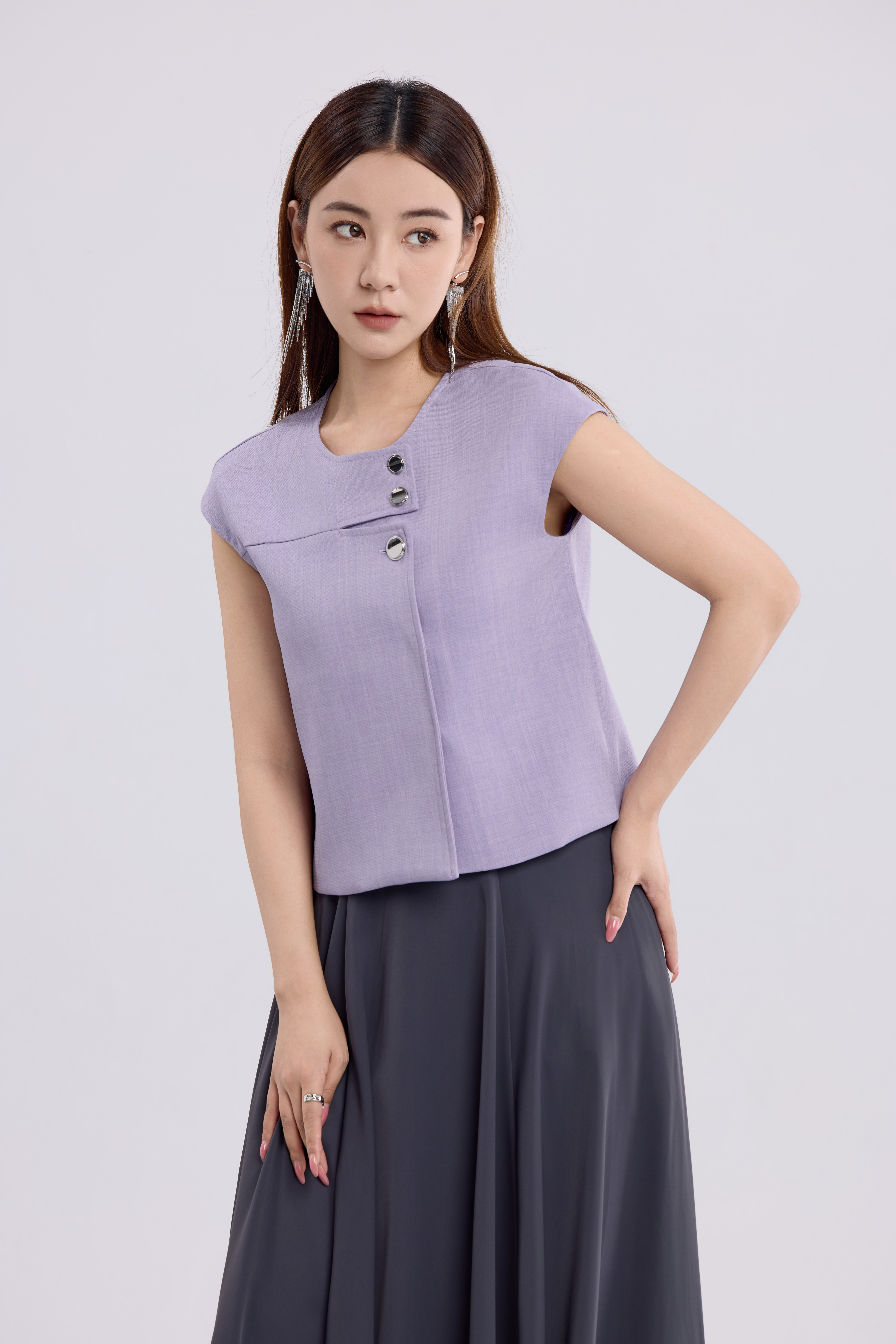 10141323 Celeste Sculpt Boatneck Top