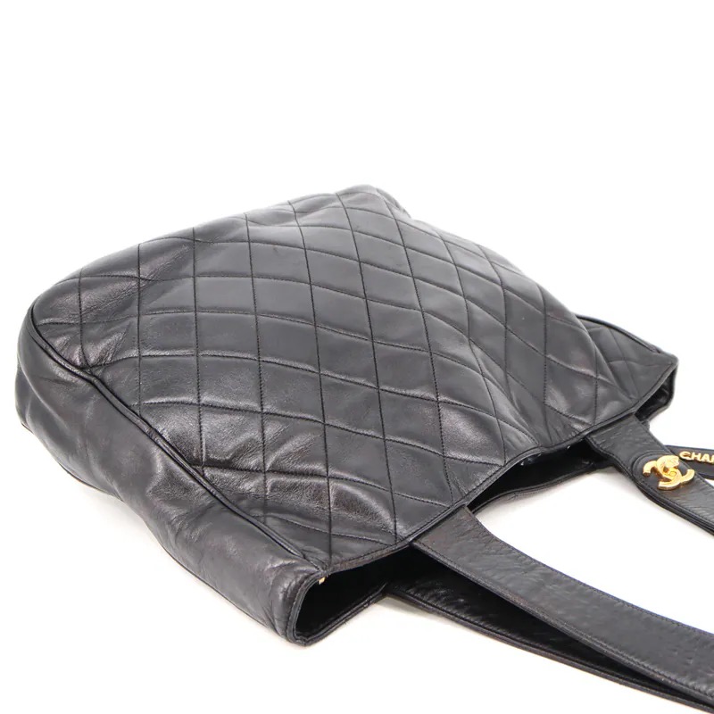 Chanel Matelasse Lambskin Shoulder Tote Bag