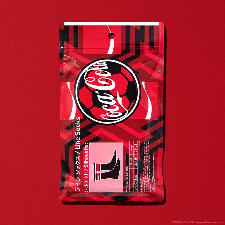 Family Mart X COCA COLA  黑襪 （22-25cm)