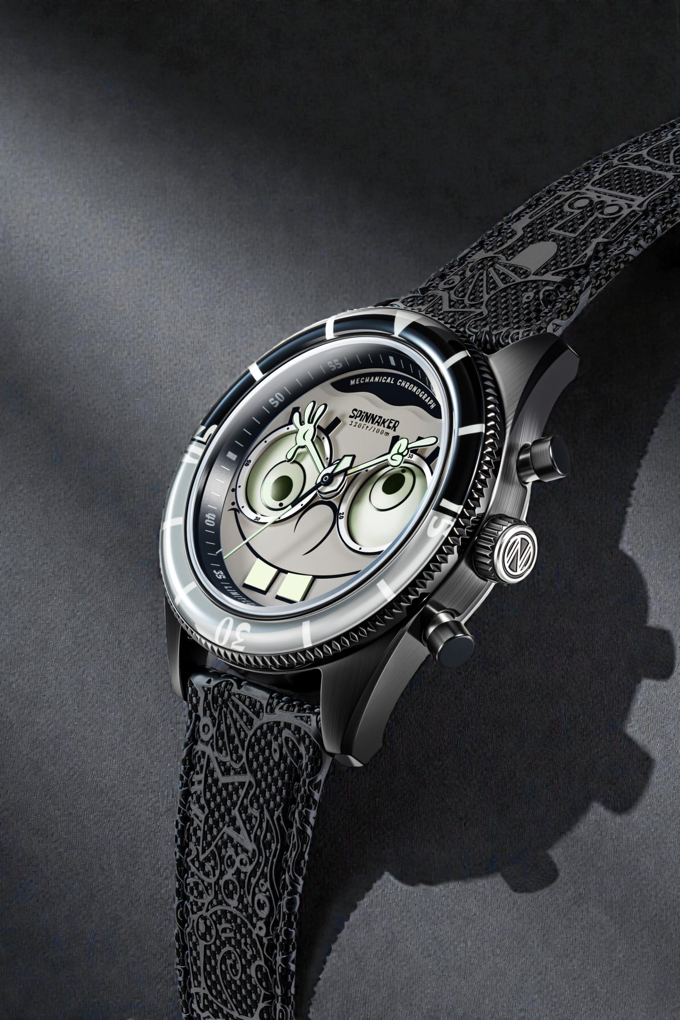 Spinnaker x Spongebob 海綿寶寶 Limited Edition SP-5153-02 Black