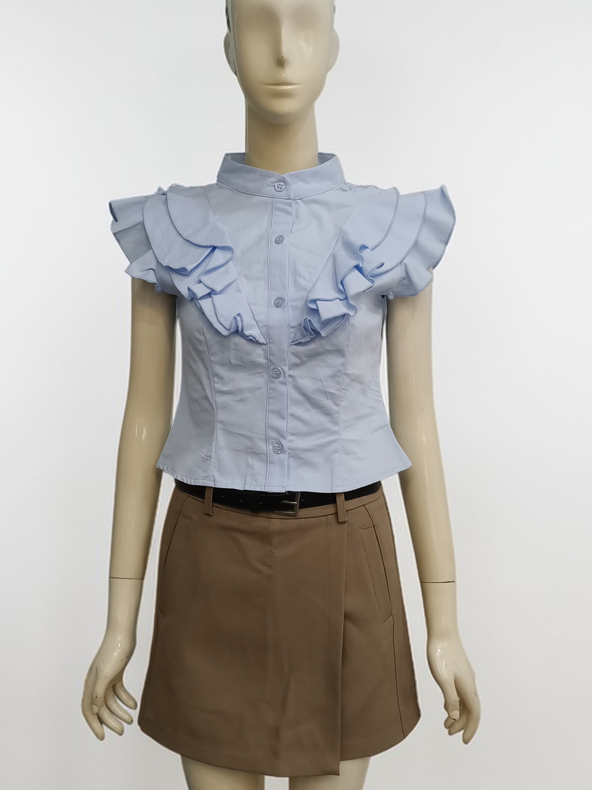 Elysia Ruffle Top M158