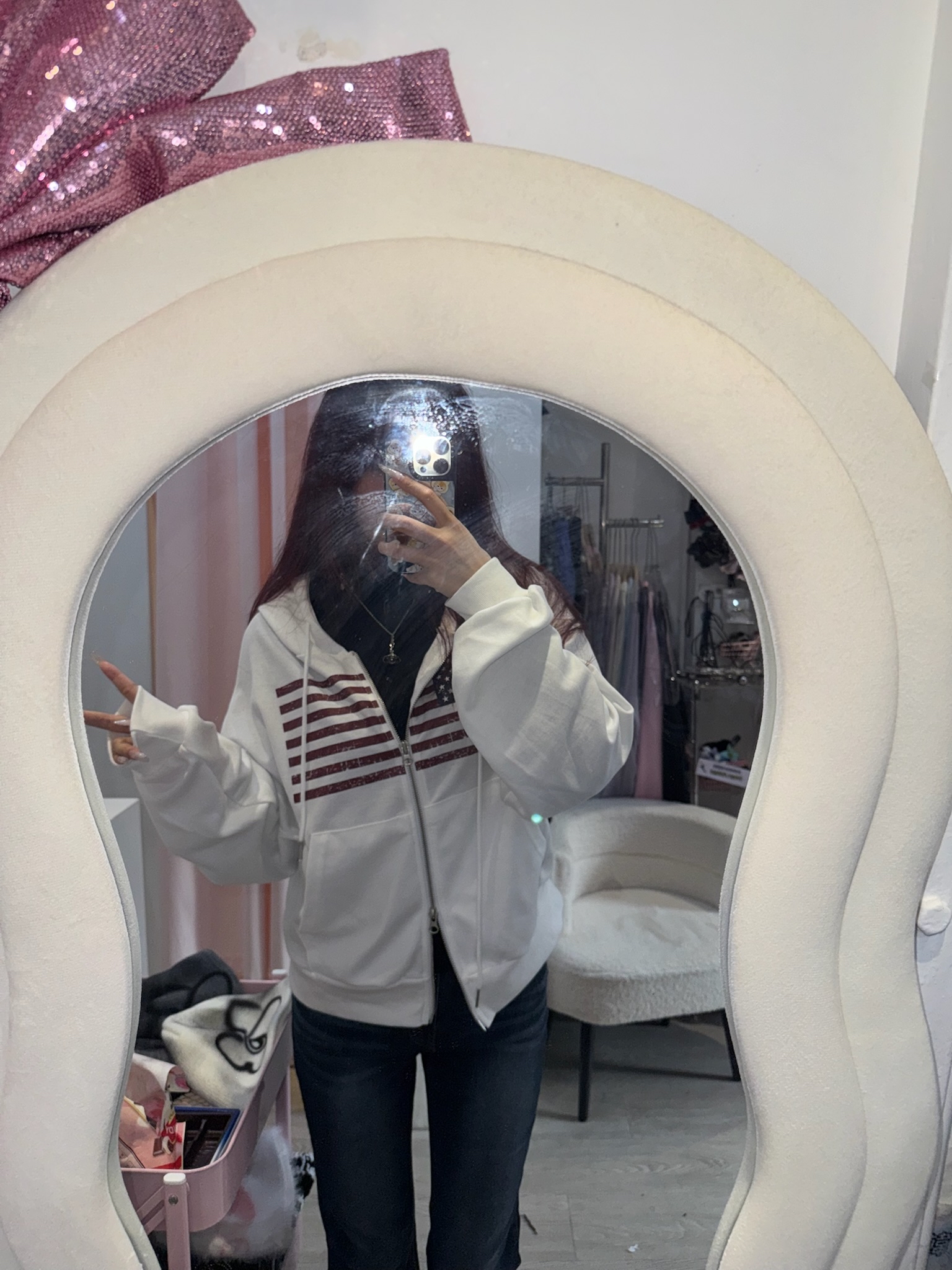 韓國復古風歐美雙拉鍊jacket