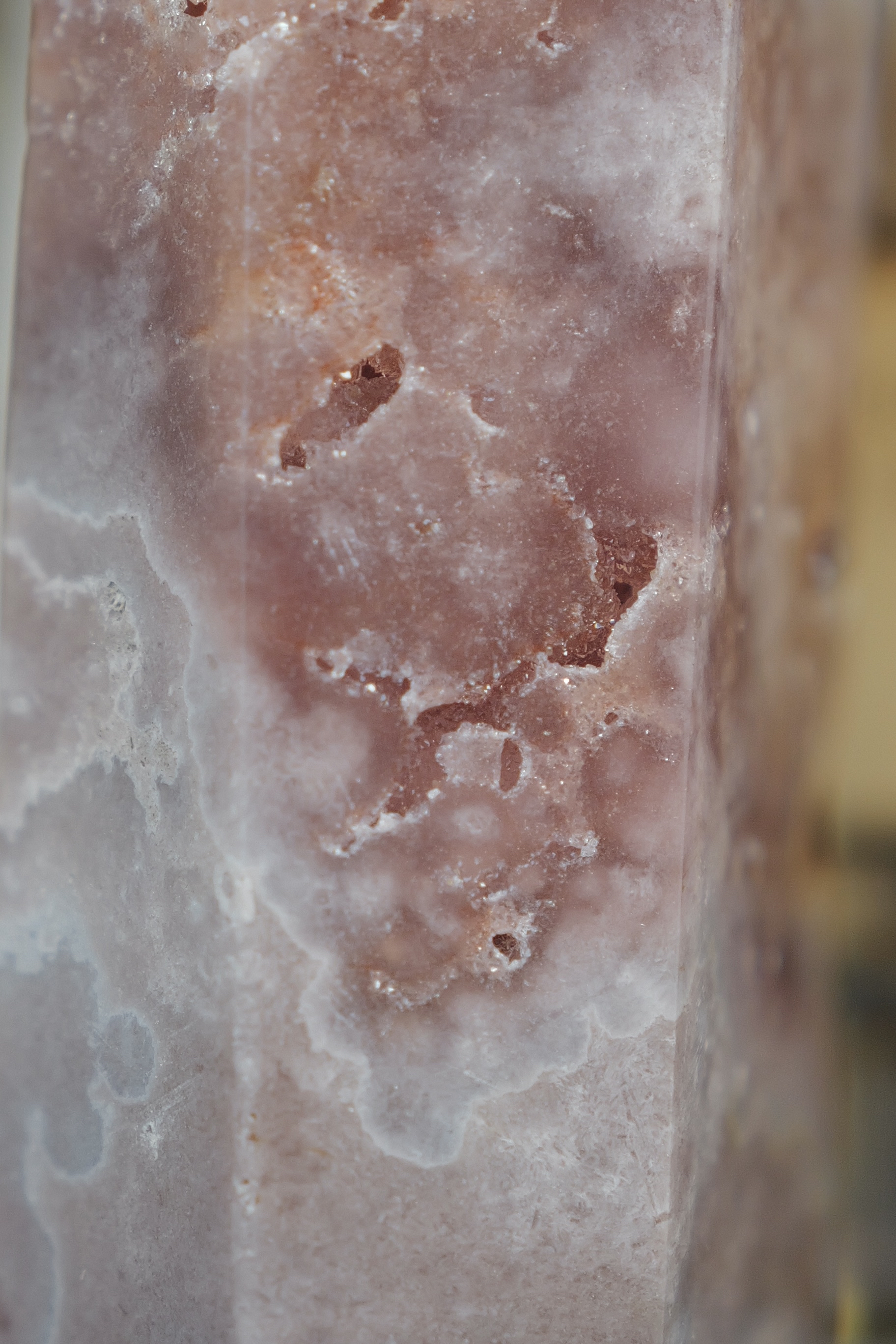 ༒9cm粉紅紫水晶 晶牙六角柱༒ PA.6801C30G19N-RA22*A77