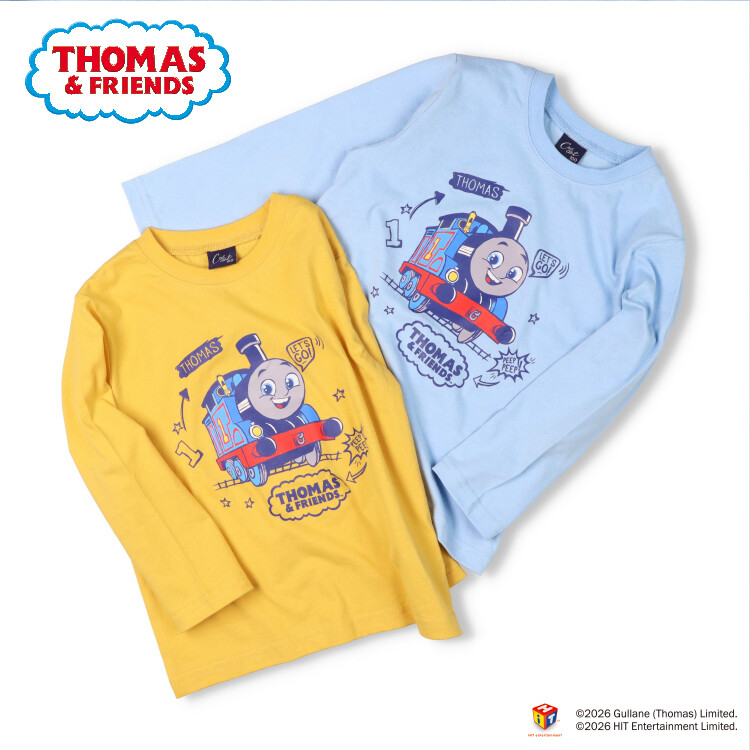 🆕【⭐訂購⭐】 🇯🇵日本直送🌀#Thomas 大印花 純棉長袖Tee［2款選］🌀[ELBA-0058][260307]