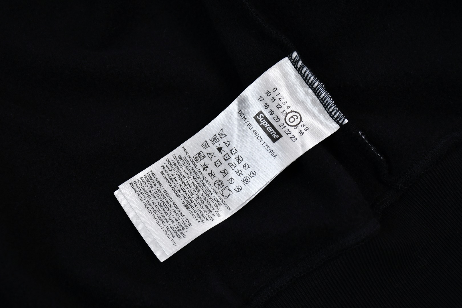 Supreme x MM6 Maison Margiela Zip Up Hooded Sweatshirt
