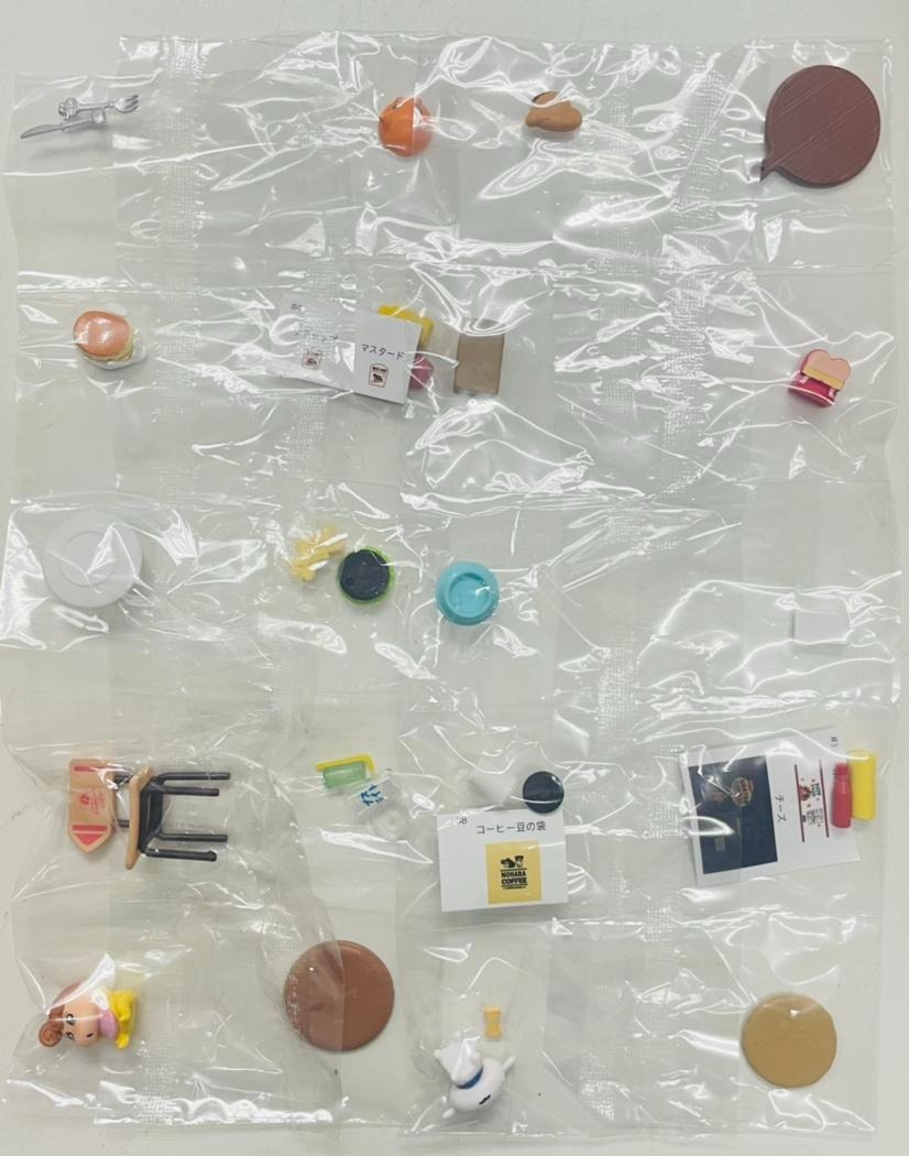 蠟筆小新咖啡廳公仔套裝 -1套- 現貨