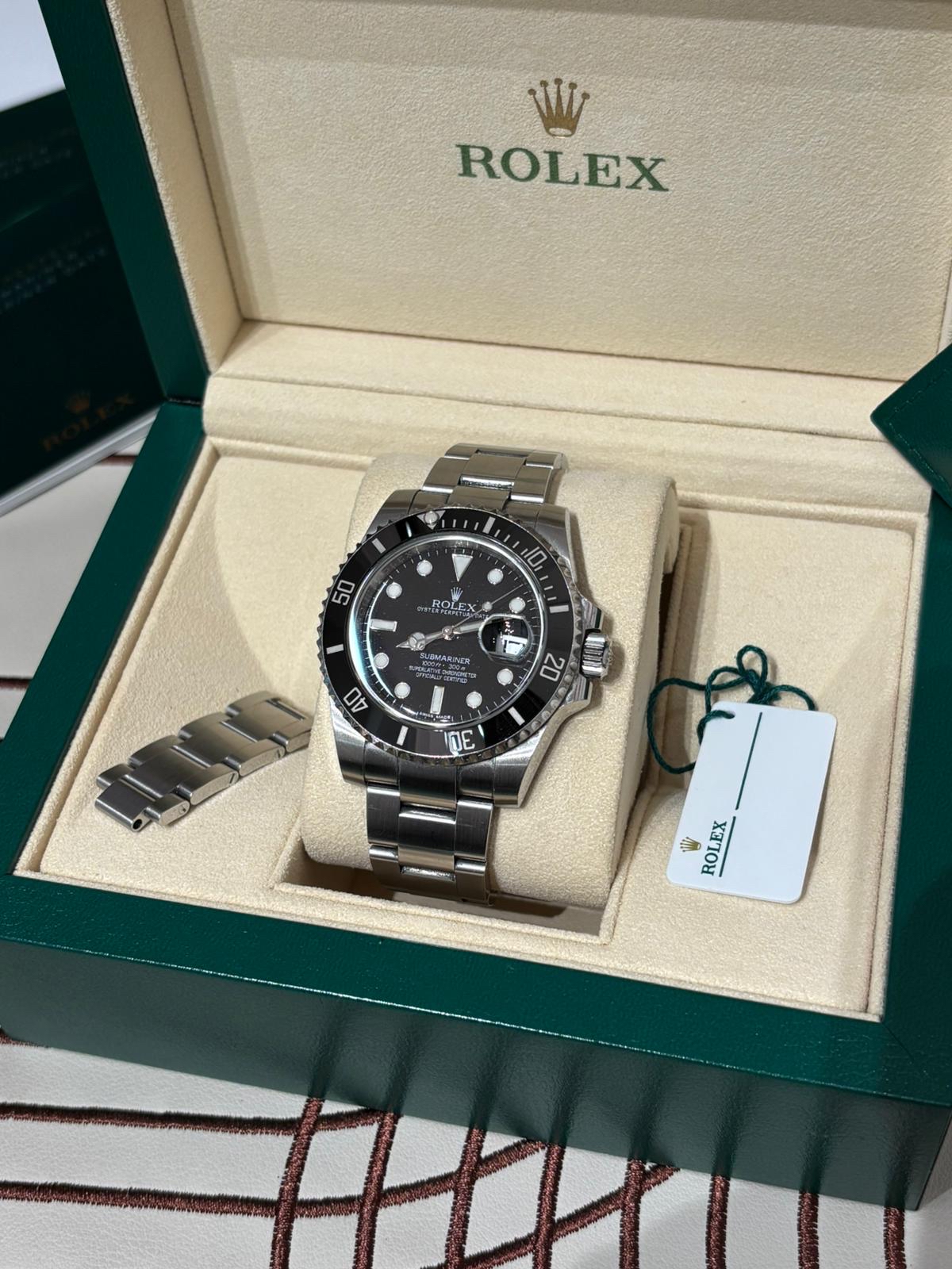 Rolex submariner date 116610 100%Authentic,95%new ✅certificate cate ✅ tap  ✅box
