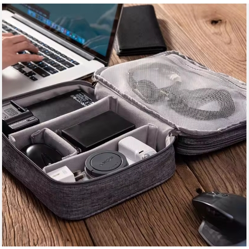 Travel digital Portable Cover Pouch Case Casing Multifunction Charger Storage Handle Waterproof  USB Storage Bag