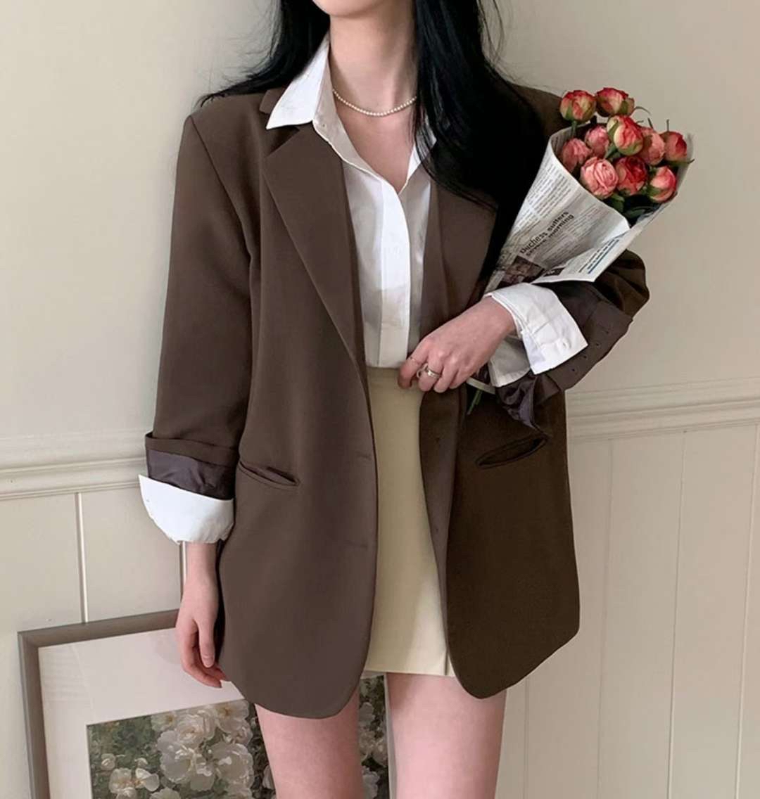 221587 3粒鈕西裝外套