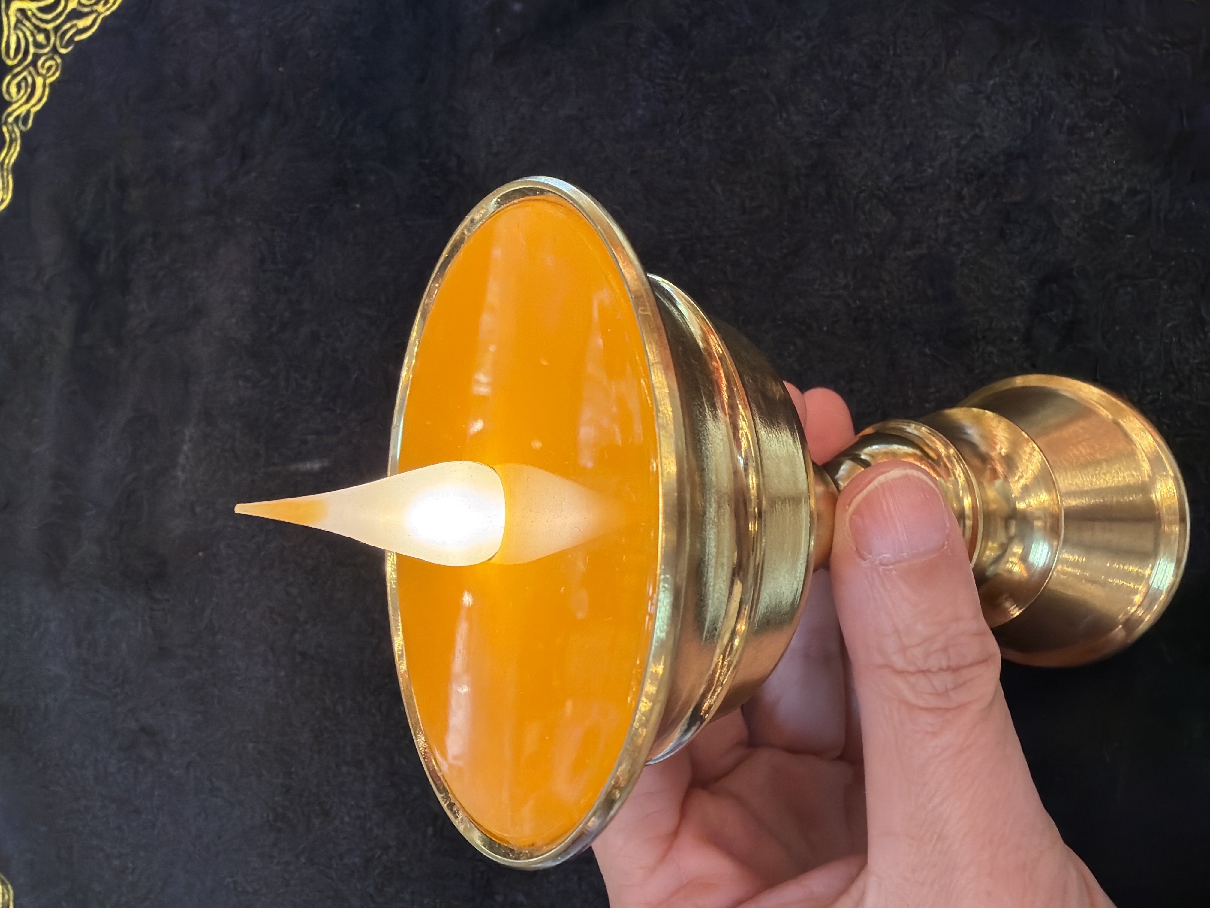 農曆年前巨獻-#143 充電款酥油燈10*8（無火）