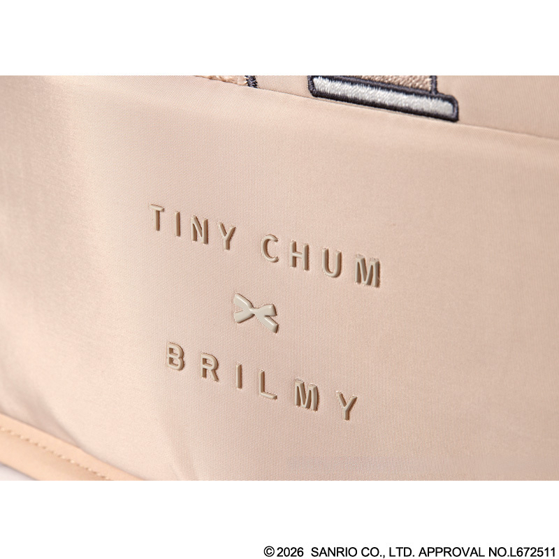 🎀【預訂】 HELLO KITTY × BRILMY 直立式收納包 米色版 Tiny Chum