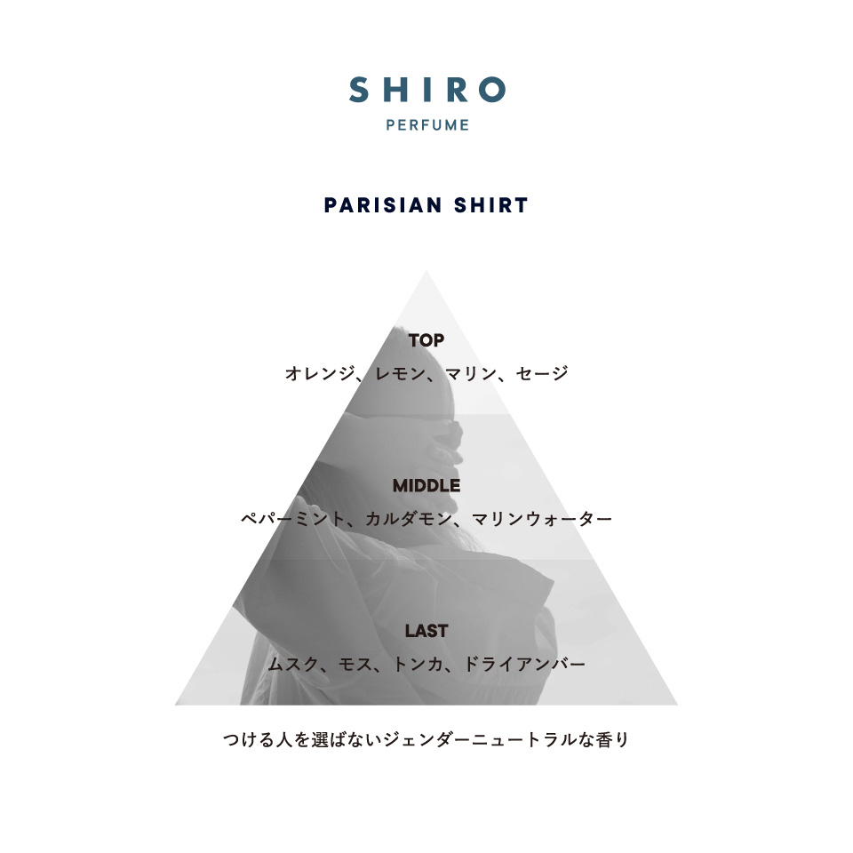 SHIRO PARISIAN SHIRT淡香水 | HKBeautycentral