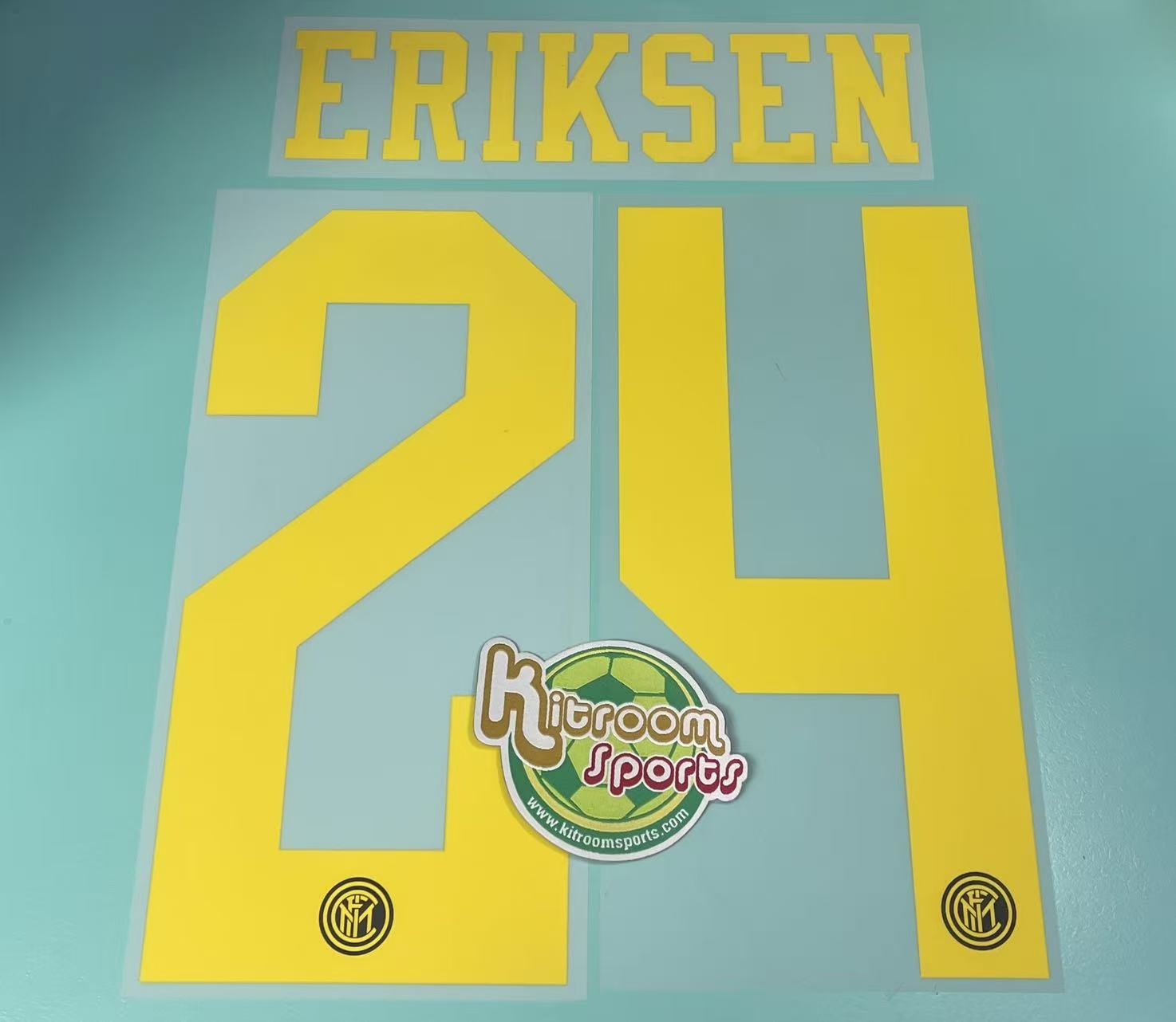 2018-19 Inter Milan 3rd Nameset #24 ERIKSEN