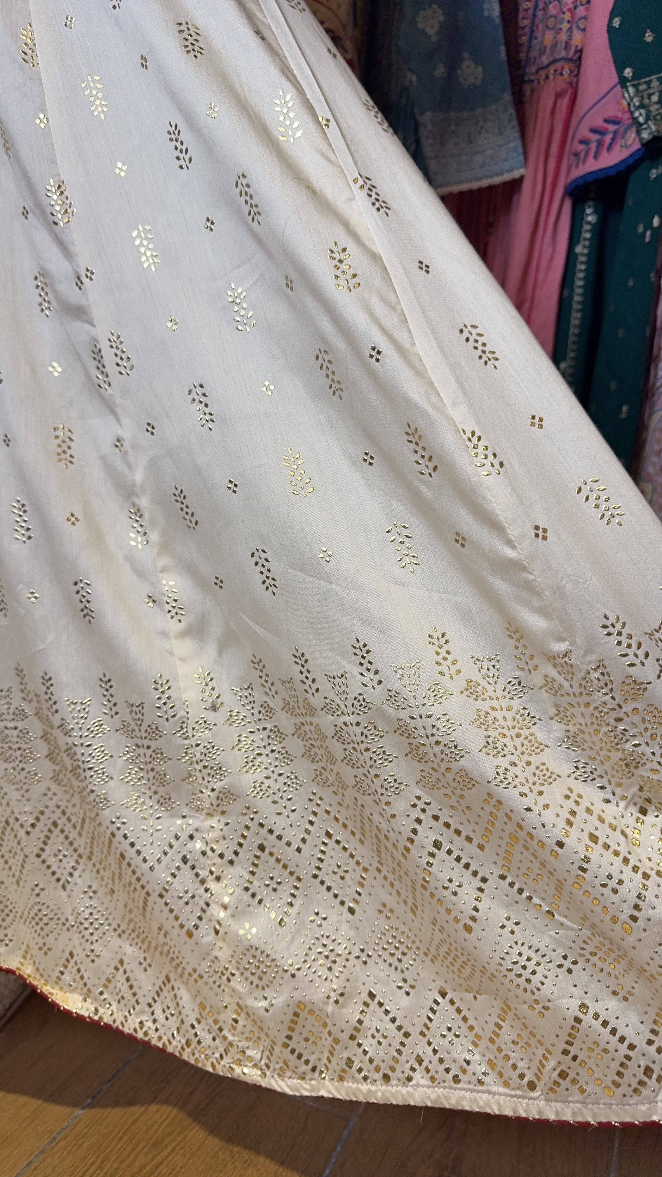 White Gold 3D Foil Stamping OP 51" #1392