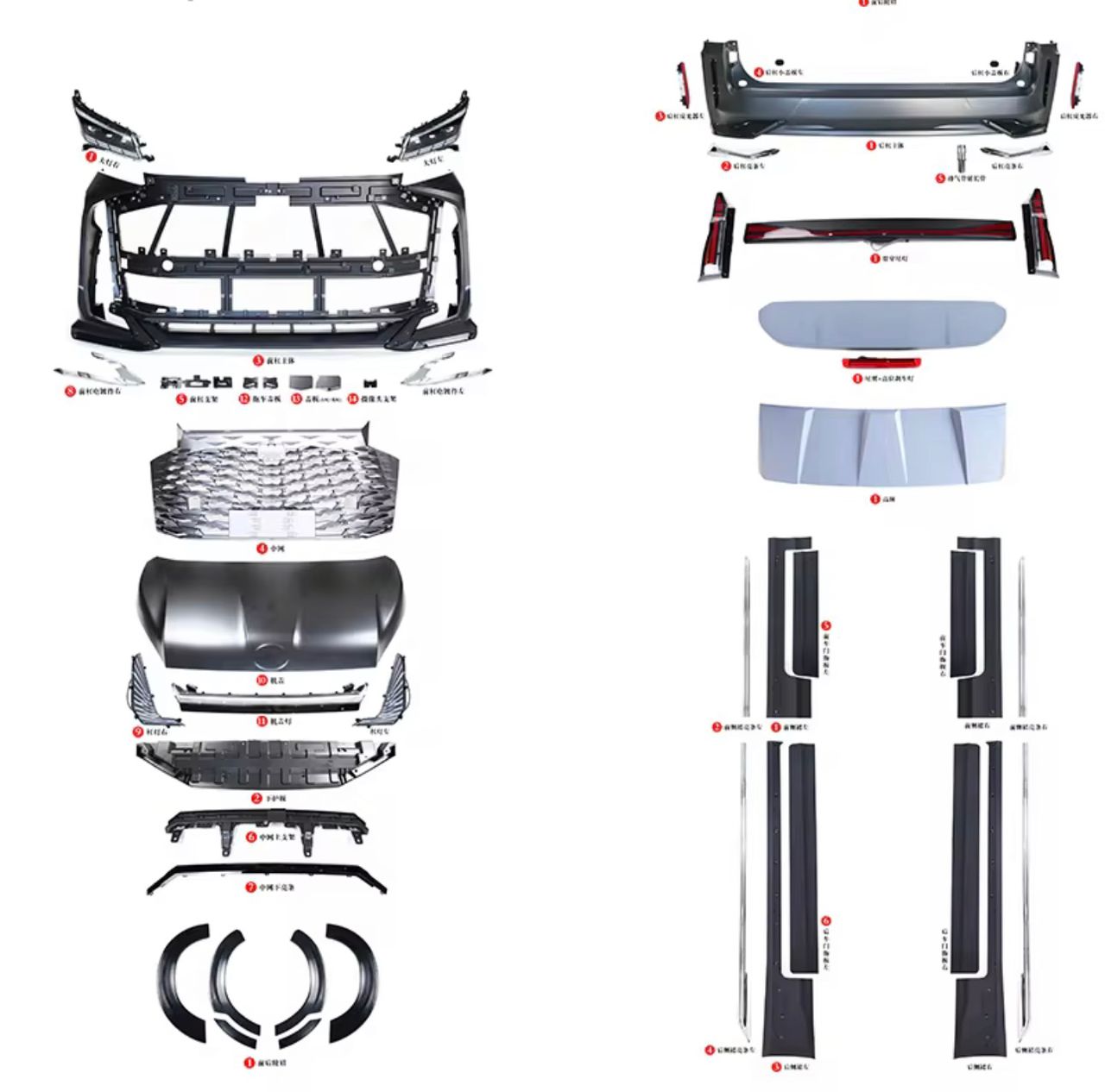 HIACE PREMIUM DIAMOND BODYKIT / H300-BDK-1011-MY