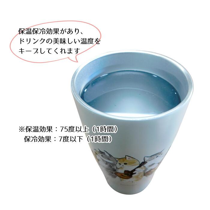 Mofusand 不鏽鋼保溫杯(附木蓋) 350ml