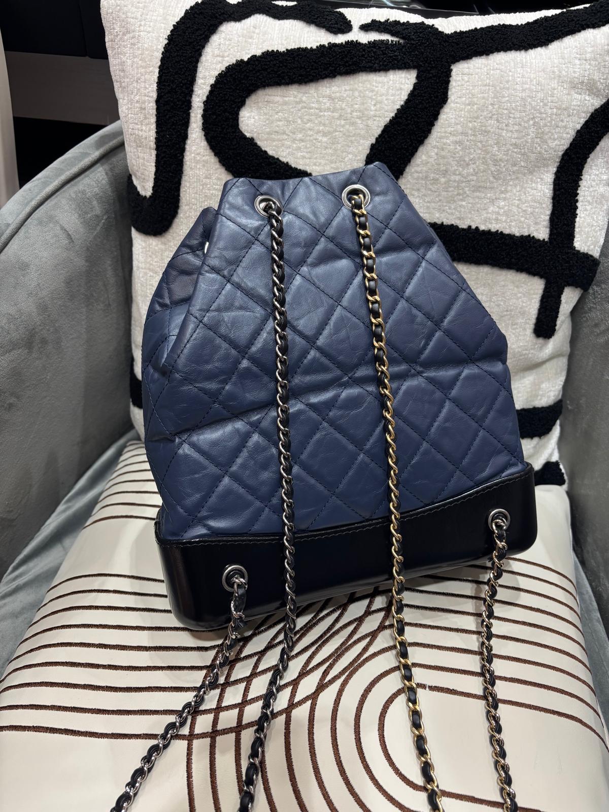 Chanel Gabrielle Backpack 100%Authentic, 98%New ✅Card ✅Dust bag✅Box