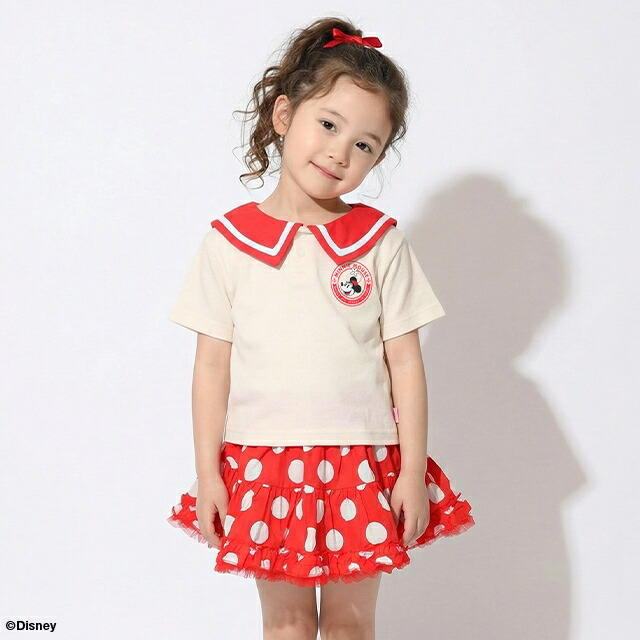 🆕【⭐訂購⭐】🌀 🇯🇵 日本直送 #Disney  #Mickey / #Minnie 海洋主題 水手領 短袖Tee🌀 [ELEA-0189][260531]